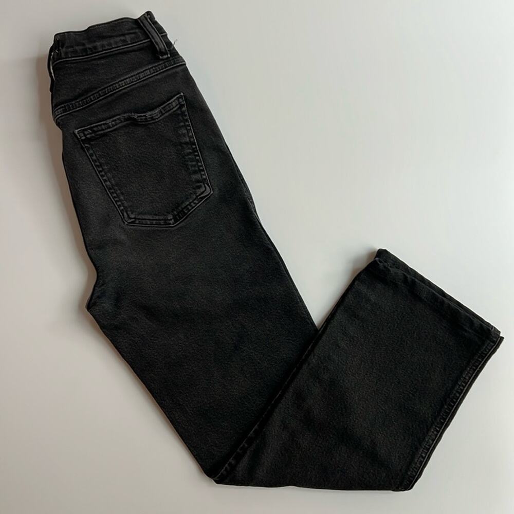 AGOLDE pinch waist high rise straight faded black size 26